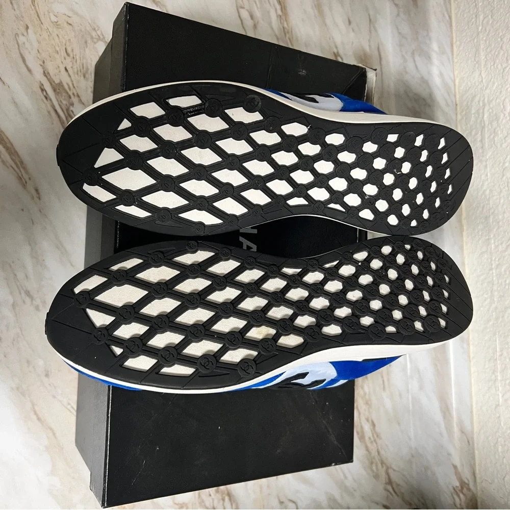 CHANEL Blue and White Men's Sneakers - Picture 8 of 8